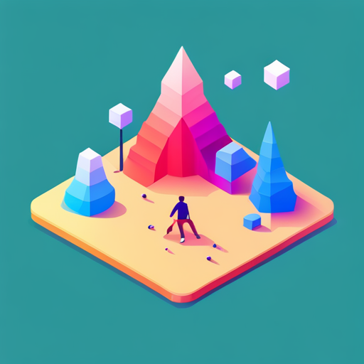 Low-poly, isometric, plastic, robot, application, sunglasses, white background