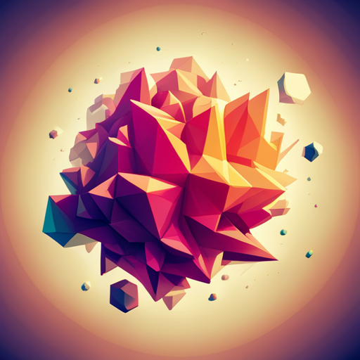 3D modeling, polygonal shapes, generative art, exploration, geometric abstraction