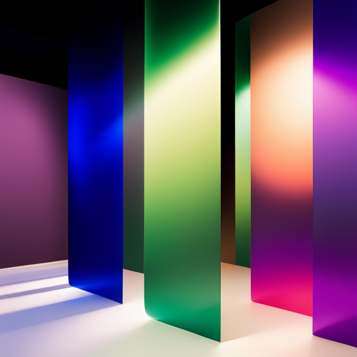 futurism, minimalism, monochromatic palette, metallic textures, iridescence, expert craftsmanship, RGB color scheme, innovation, contemporary aesthetics