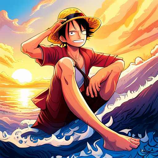 One Piece characters, manga, anime, Shonen Jump, Eiichiro Oda, Japanese style, action-packed, vibrant colors, dynamic poses, pirate theme, sea adventure, Straw Hat Pirates, Monkey D. Luffy, Roronoa Zoro, Nami, Usopp, Sanji, Tony Tony Chopper, Nico Robin, Franky, Brook, Grand Line, Devil Fruits, Haki, epic battles, humor, friendship, determination, exploration, treasure hunt, world-building, marine admirals, Yonko, epic saga, power levels, character development, supernatural abilities, visual storytelling, emotions, honor, loyalty, justice, iconic character designs, intricate costumes, distinct personalities, unique character quirks, childhood dreams, Nakama