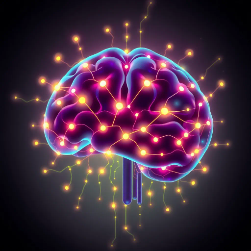 futuristic ai mind map, digital networks, interconnected nodes, vibrant colors, neural pathways, technology-inspired, abstract shapes, cybernetic theme, intricate patterns, artificial intelligence, contemporary design, computer graphics, minimalist aesthetic, dynamic flow, interconnected lines, data visualization, glowing elements, conceptual art, modern futurism, digital connectivity