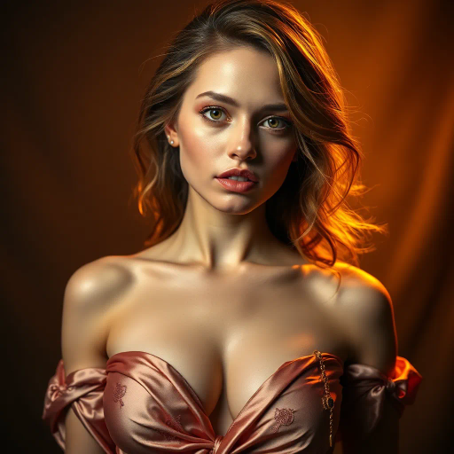 vibrant youth, alluring curves, radiant beauty, opulence, ethereal glow, contemporary allure, delicate elegance, Renaissance influence, chiaroscuro lighting, warm sunset hues, feminine grace, luxurious silk texture, enchanting gaze, sensuality, bold composition, sensual movement, modern aesthetic, beauty idealism, dynamic poses, Baroque opulence, mystical charm, captivating presence, intimate portrait, high detail, artistic celebration, confident expression, dramatic contrast, vivid realism, Michelangelo-inspired poses, athletic elegance, muscular definition, powerful femininity, shadow play, classical beauty, grace and poise, emotional depth, timeless allure, intricate details, enchanting atmosphere, emotional expression, dynamic energy, figural focus, expressive form, layered symbolism, classical and modern synthesis, expressive movement, narrative depth, visual harmony