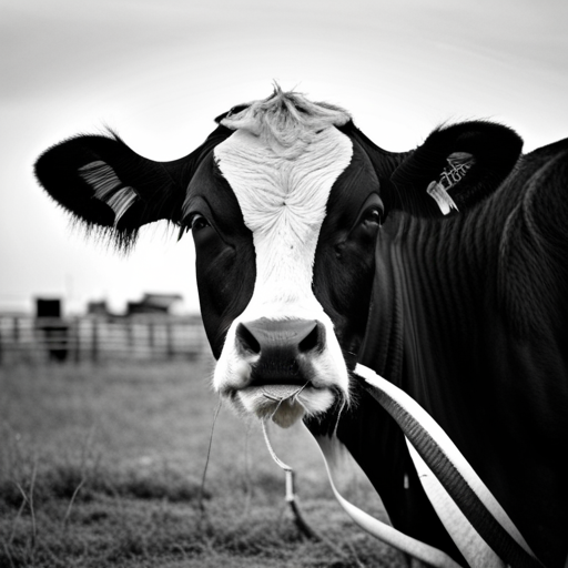 dairy tab, brand lactase, cow, black and white, photographic