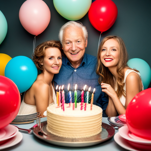 birthday picture, body of the mail, color, composition, lighting, emotion, perspective, movement, scale, framing