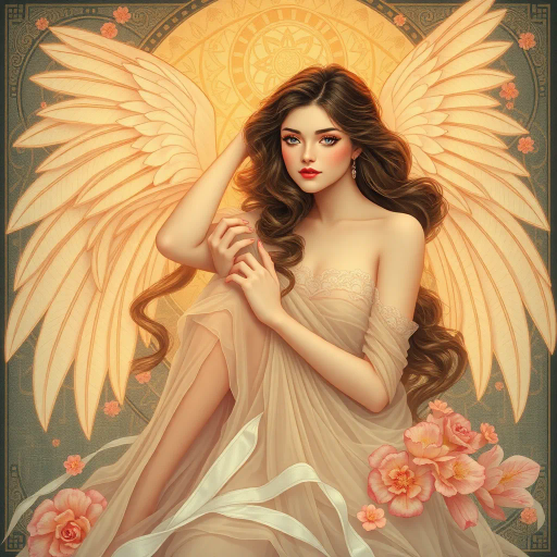 elegant femmes, graceful posture, intricate fashion, ethereal beauty, soft lighting, romantic era, impressionistic brushstrokes, pastel hues, delicate textures, feminine elegance, serene expressions, renaissance influences, flowing fabrics, atmospheric composition, refined aesthetics, timeless allure, enchanting aura, subtle movement, classical themes, Claude Monet, Edgar Degas, Raphael, chiaroscuro, delicate pastels, harmonious balance, historical richness, fine detail, luminous glow, cultural grace, narrative depth, portraiture, emotive grace, evocative ambiance