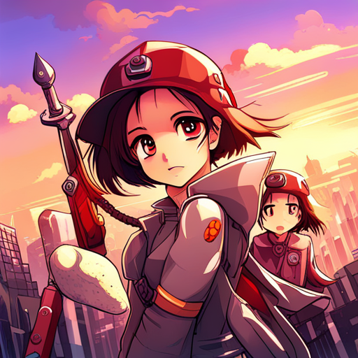 vibrant colors, dynamic composition, exaggerated proportions, stylized characters, manga, Japanese animation, manga artists, manga style, cel shading, kawaii, chibi, otaku culture, sakuga, katanas, mecha, magical girls, cosplay, Shōnen Jump, Studio Ghibli, Hayao Miyazaki, slice of life, cyberpunk, dystopian future, schoolgirls, kimonos, cherry blossoms, j-pop, kawaii fashion, idol culture, cute mascots, big eyes, action-packed, expressive facial expressions, emotive gestures