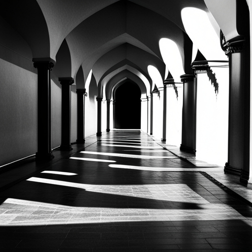 symbolic masjid, rounded border, border shadow, clock, 04:10, caption, 7 minutes walking distance