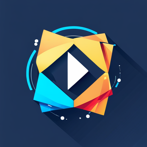 Low-poly, news, AI, signal, app icon, geometric shapes, technology, digital art