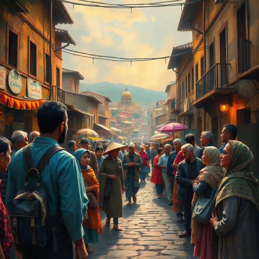 vintage classroom, diverse students, learning, educational setting, 1960s era, engaging discussion, vibrant illustrations, colorful posters, detailed expressions, animated gestures, multicultural elements, historical influences, knowledge exchange, worn textbooks, chalkboard backdrop, community spirit, dynamic poses, bright hues, ink outlines, cultural artifacts, lively composition, intellectual curiosity, thoughtful dialogue, educational journey, iconic teachers, sense of discovery, narrative flow