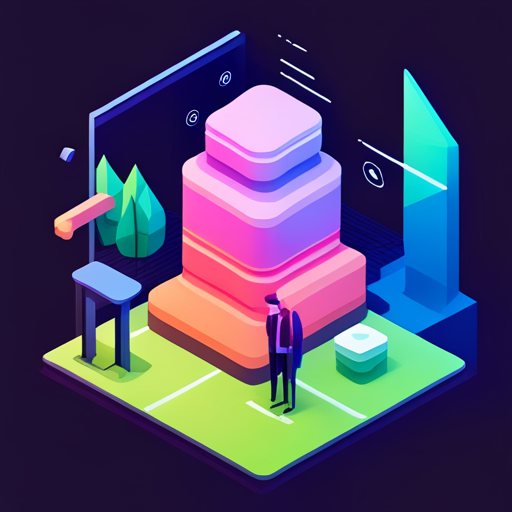 isometric perspective, geometric shapes, plastic texture, bot, app icon, mascot, low polygon count, bright colors, futuristic design