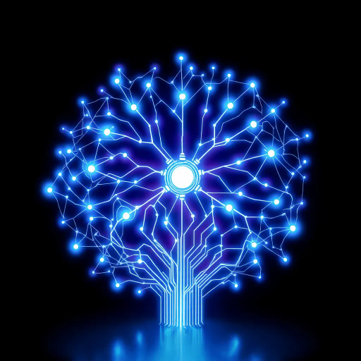 futuristic aesthetics, artificial intelligence representations, mind mapping, intricate network patterns, minimalistic design, glowing elements, light mode theme, vibrant harmonies, clean lines, sleek contours, digital sleekness, visual clarity, modern futurism, Rhizome-like structures, ethereal light, conceptual thinking, neural pathways, innovation, luminous glow, contemporary digital era, visionary design, luminescent nodes, abstract connectivity, minimalist elegance, cutting-edge technology, cerebral landscapes, clean palette