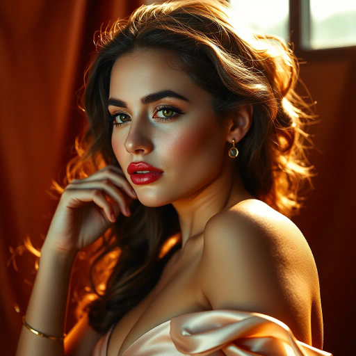 athletic female, fitness, dynamic movement, hyper-realism, chiaroscuro lighting, Michelangelo, vivid contrast, anatomical precision, energy and vitality, Renaissance influence, modern fitness culture, intricate muscle definition, motivational aura, empowering stance, sleek form, contemporary sportwear, warm tones, focus and determination, spatial depth, vibrant energy, balance and strength, dynamic composition