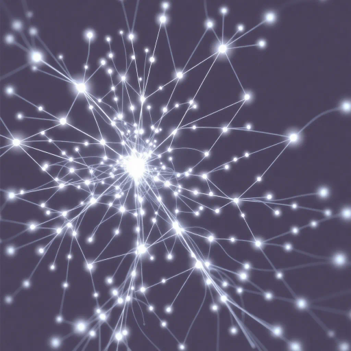 futuristic aesthetics, artificial intelligence representations, mind mapping, intricate network patterns, minimalistic design, glowing elements, light mode theme, vibrant harmonies, clean lines, sleek contours, digital sleekness, visual clarity, modern futurism, Rhizome-like structures, ethereal light, conceptual thinking, neural pathways, innovation, luminous glow, contemporary digital era, visionary design, luminescent nodes, abstract connectivity, minimalist elegance, cutting-edge technology, cerebral landscapes, clean palette