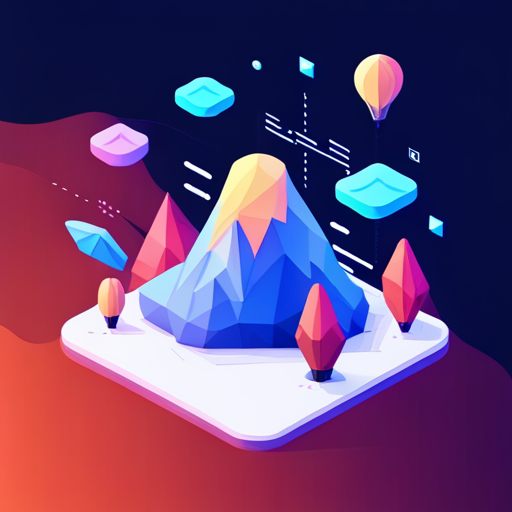 low-poly, news, artificial intelligence, signal, app icon, dribbble