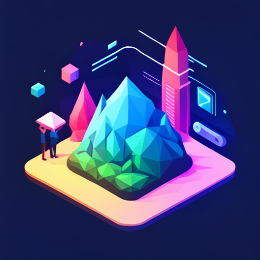 low-poly, news, AI, signal, app icon, geometric shapes, technology, digital futurism, cybernetics, minimalism, artistic representation