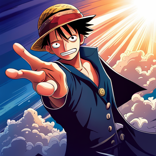 One Piece characters, manga, anime, Shonen Jump, Eiichiro Oda, Japanese style, action-packed, vibrant colors, dynamic poses, pirate theme, sea adventure, Straw Hat Pirates, Monkey D. Luffy, Roronoa Zoro, Nami, Usopp, Sanji, Tony Tony Chopper, Nico Robin, Franky, Brook, Grand Line, Devil Fruits, Haki, epic battles, humor, friendship, determination, exploration, treasure hunt, world-building, marine admirals, Yonko, epic saga, power levels, character development, supernatural abilities, visual storytelling, emotions, honor, loyalty, justice, iconic character designs, intricate costumes, distinct personalities, unique character quirks, childhood dreams, Nakama