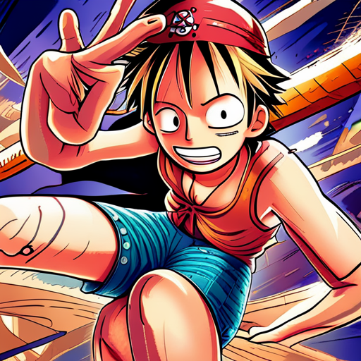 One Piece characters, manga, anime, Shonen Jump, Eiichiro Oda, Japanese style, action-packed, vibrant colors, dynamic poses, pirate theme, sea adventure, Straw Hat Pirates, Monkey D. Luffy, Roronoa Zoro, Nami, Usopp, Sanji, Tony Tony Chopper, Nico Robin, Franky, Brook, Grand Line, Devil Fruits, Haki, epic battles, humor, friendship, determination, exploration, treasure hunt, world-building, marine admirals, Yonko, epic saga, power levels, character development, supernatural abilities, visual storytelling, emotions, honor, loyalty, justice, iconic character designs, intricate costumes, distinct personalities, unique character quirks, childhood dreams, Nakama