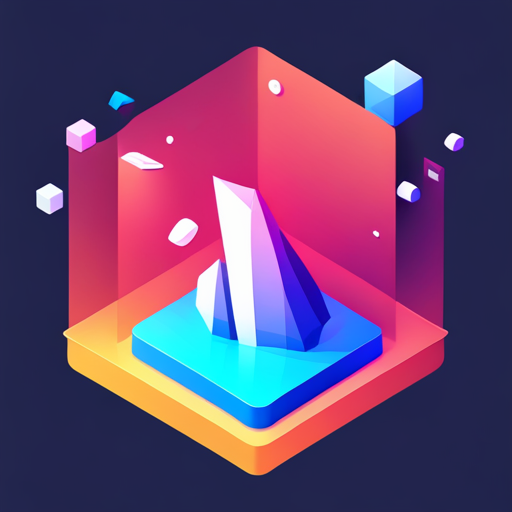 low-poly, news, AI, signal, app icon, geometric shapes, technology, digital art