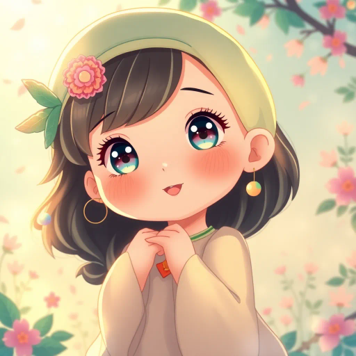 innocent young maiden, charming elegance, ethereal glow, inspired by Yoshitaka Amano, whimsical fantasy, serene ambiance, soft pastel hues, delicate brushwork, intricate lace textures, dreamlike scene, luminous lighting, gentle perspective, emotional warmth, magical atmosphere, fairy tale influences, graceful pose, art nouveau curves, enchanting forest backdrop, mythical creatures, serene expression