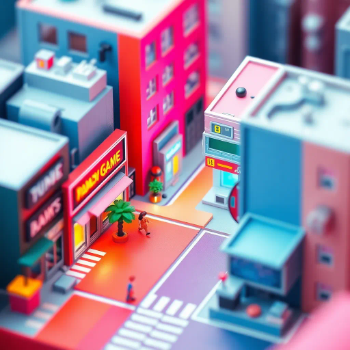 futuristic design, minimalist geometry, Bauhaus influence, clean lines, vivid gradients, compact form, urban culture, minimalist palette, subtle shadows, sharp contours, sleek aesthetics, tech-inspired, dynamic composition, perspective play, vibrant hues, contemporary materials, innovative layout, scaling elements, modern touch, versatile functionality