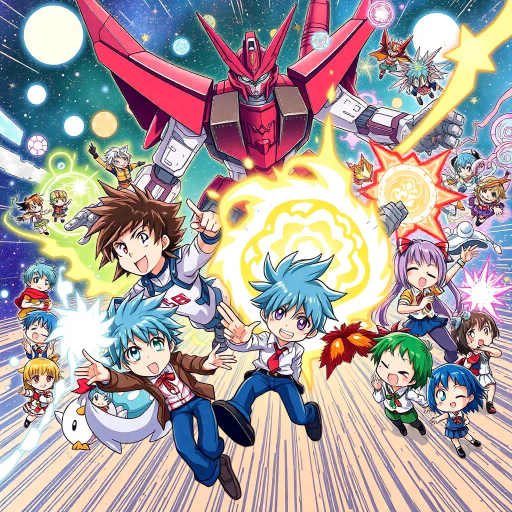 vibrant colors, dynamic movement, Japanese animation, manga, expressive characters, cel shading, fantastical worlds, action-packed scenes, emotional storytelling, whimsical art style, exaggerated features, kawaii aesthetic, magical powers, mecha, chibi characters, shonen, shojo, seinen, josei, otaku culture, cosplay, giant robots, moe, kemonomimi, school settings, supernatural creatures, epic battles, intricate character designs, unique hairstyles, comedic moments, friendship, romance, coming-of-age stories, iconic visual tropes, Studio Ghibli, Hayao Miyazaki, Shinkai Makoto, detailed backgrounds, vibrant cityscapes, emotional depth, futuristic landscapes, urban environments, cultural symbolism, transformative journeys