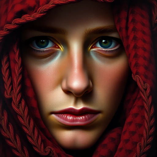 hyper-realism, detailed textures, chiaroscuro lighting, vibrant colors, Rembrandt influence, meticulous detail, natural light, atmospheric depth, emotional resonance, lifelike depiction, intricate composition, smooth gradients, realistic textures, expressive portraits, soft focus, dimensional accuracy, dynamic range, capturing essence, high detail, refined realism