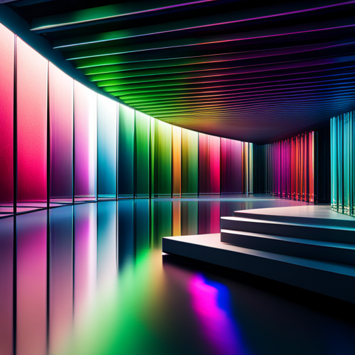 futurism, minimalism, monochromatic palette, metallic textures, iridescence, expert craftsmanship, RGB color scheme, innovation, contemporary aesthetics