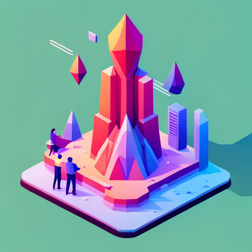 Low poly art, 3D modeling, geometric shapes, digital art, signal icon, news app, AI technology