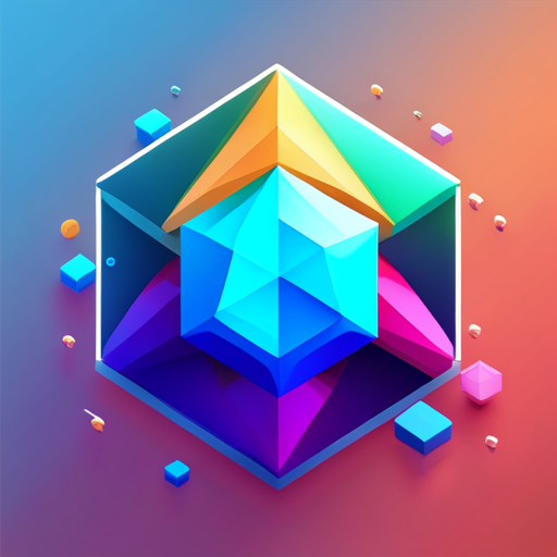 Low-poly, news, AI, signal, app icon, geometric shapes, technology, artistic representation, cybernetics, minimalism, digital futurism