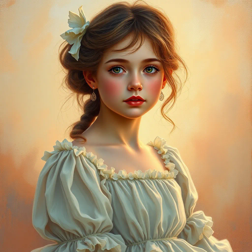 cute girl, full body, photorealistic, John Singer Sargent, vivid colors, soft lighting, intricate details, lifelike textures, modern fashion, heartfelt expression, enchanting pose, realism, delicate features, soft lines, subtle shadows, harmonious composition, contemporary influence, gentle movement, natural background, emotional depth, warm atmosphere, artist's vision, dynamic perspective, elegance, cinematic framing, expressionistic approach, vibrant palette, ethereal lighting, nuanced textures, refined pose, intimate gaze, serene mood, lush scenery, artistic interpretation, immersive environment