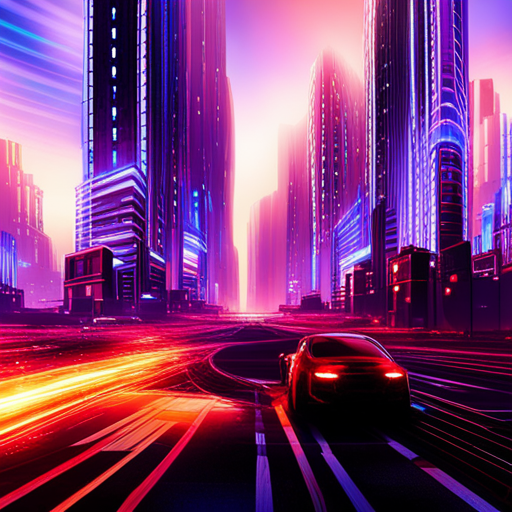 futuristic, sci-fi, city, nature, good guys, neon lights, cyberpunk, dystopian, advanced technology, victory, rebellion, dark alleys, towering skyscrapers, futuristic architecture, cybernetic enhancements, luminous signs, resilient heroes, urban jungle, digital age, neon aesthetic