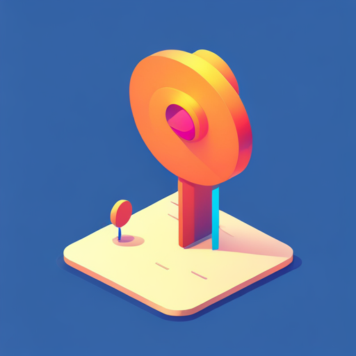 polygonal, abstract, antenna, geometric, minimalist, vector, 3D, low detail, low poly, flat design