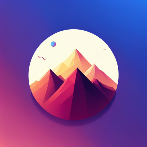 geometric, low-polygon, vector, App Icon, Dribbble, AI, signal, noise