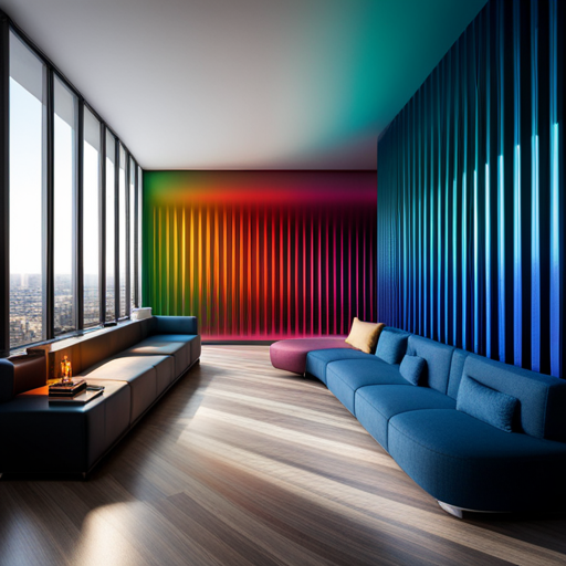 Futuristic, minimalistic, monochromatic palette, metallic textures, iridescence, expert craftsmanship, RGB color scheme, innovation, contemporary aesthetics