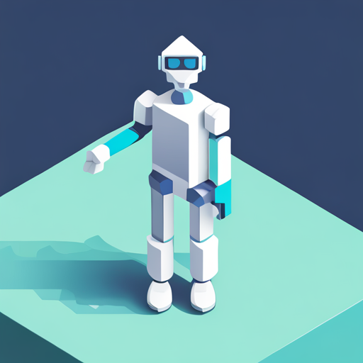 isometric perspective, plastic material, robotic design, geometric shapes, low-poly modeling, sunglasses, white background