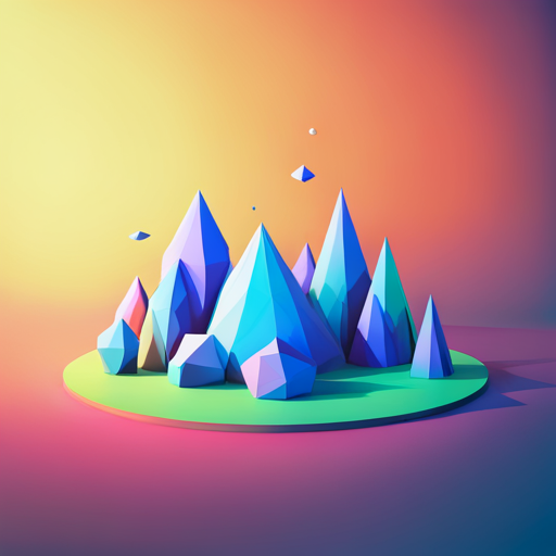 3D modeling, geometric shapes, low-poly, bright colors, flat design, news, journalism, reporting, breaking news, headlines, information, graphics, digital, technology, communication, modern