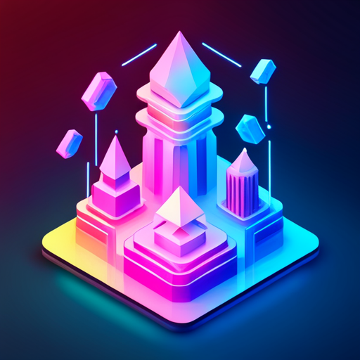 low-poly, news, artificial intelligence, signal, app icon, dribbble