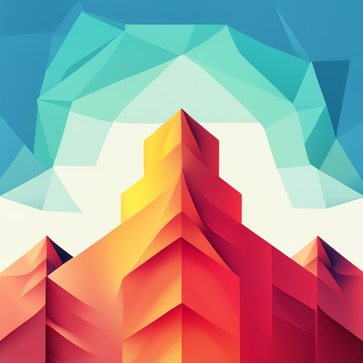 low-polygon, geometric, vector, ai, signal, noise, app icon, dribbble low-poly