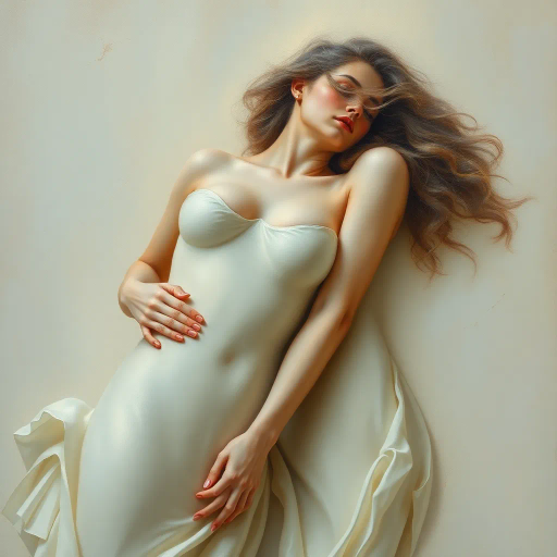 Renaissance, chiaroscuro, intimate composition, warm tones, soft textures, sensuality, emotional depth, timeless beauty, fluid lines, Caravaggio inspired, contrast lighting, evocative mood, intricate detailing, human connection, gentle touch, cultural resonance, classical influences, harmonious balance, emotional warmth