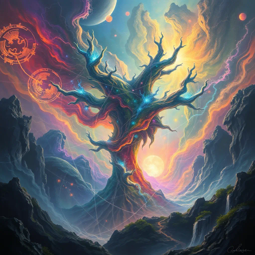 mystical landscape, hidden valleys, shimmering waters, enchanted forest, soft ethereal glows, Claude Monet, dreamy atmospheres, Art Nouveau influences, pastel hues, intricate details, flowing lines, mystical aura, surreal compositions, celestial light, magical creatures, poetic ambiance, limitless horizons, enchanting melodies of nature, divine beauty, transcendent experience, surreal storytelling, timeless enchantment, mystical journey, wondrous exploration