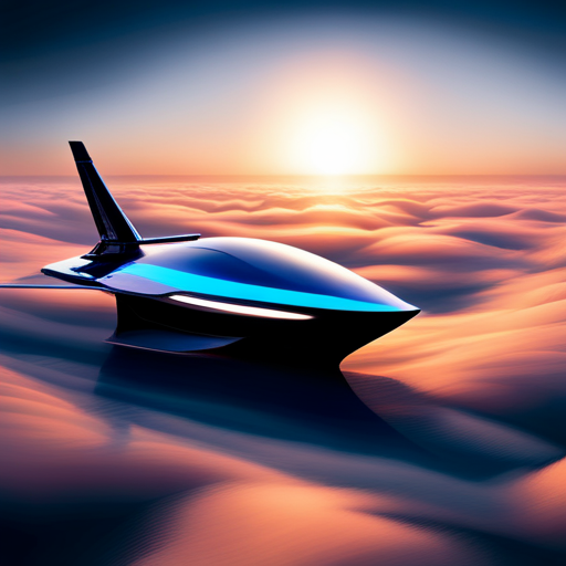 futuristic design, high-tech sci-fi, sleek aerodynamics, AI-controlled vehicle, carbon-fiber components, holographic accents, neon lighting, asymmetrical shapes, levitation, chrome plating, jet inspiration, transparent, modular, fast movement