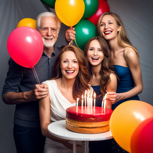 birthday picture, body of the mail, color, composition, lighting, emotion, perspective, movement, scale, framing