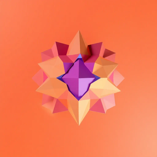 minimalistic, geometric shapes, vibrant colors, soft gradients, angular design, polygonal abstraction, abstract flame, warm palette, glowing effect, simplified forms, modern aesthetic, flat shading, contrasting hues, visual balance, dynamic composition, contemporary art, clean lines, symbolic warmth, ethereal glow, luminous intensity, stylized representation, Kandinsky influences, Bauhaus geometry, radiant ambiance, light interplay, serene energy, artistic refinement, crystalline textures, avant-garde fusion