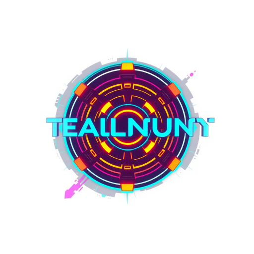 vibrant logo design, dynamic typography, abstract composition, futuristic elements, technology influence, Bauhaus movement, neon colors, minimalism, creative exploration, interactive media, high contrast, circular motifs, geometric shapes, playful aesthetics, innovation, community spirit, collaborative energy, bold outlines, tech textures, modern craftsmanship, forward-thinking, expressive design