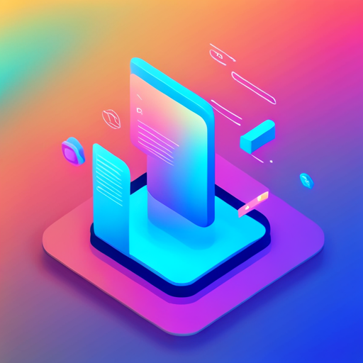 sleek shapes, efficient user flow, sophisticated animations, playful iconography, bold typography, vibrant colors, futuristic UI elements, glowing effects, gradient backgrounds, modern technology