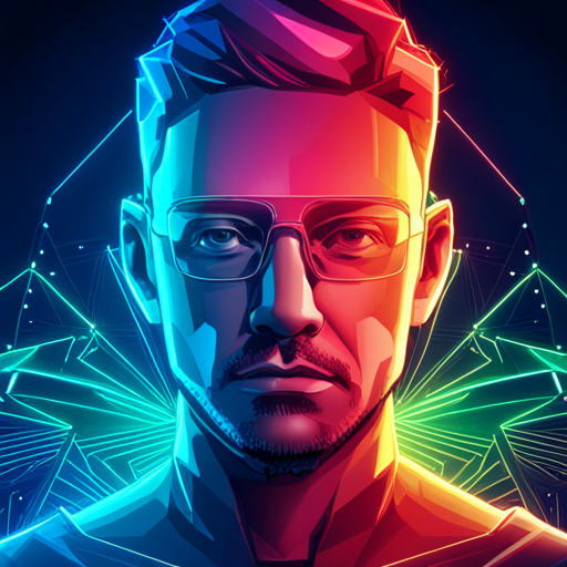 low-poly, news, artificial intelligence, signal, app icon, dribbble