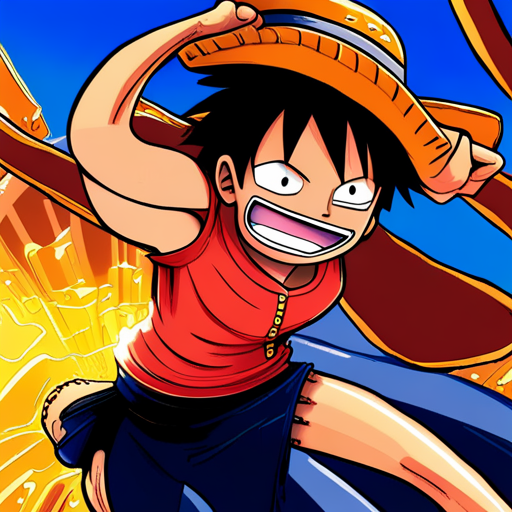 One Piece characters, manga, anime, Shonen Jump, Eiichiro Oda, Japanese style, action-packed, vibrant colors, dynamic poses, pirate theme, sea adventure, Straw Hat Pirates, Monkey D. Luffy, Roronoa Zoro, Nami, Usopp, Sanji, Tony Tony Chopper, Nico Robin, Franky, Brook, Grand Line, Devil Fruits, Haki, epic battles, humor, friendship, determination, exploration, treasure hunt, world-building, marine admirals, Yonko, epic saga, power levels, character development, supernatural abilities, visual storytelling, emotions, honor, loyalty, justice, iconic character designs, intricate costumes, distinct personalities, unique character quirks, childhood dreams, Nakama