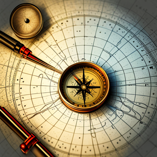 navigational instrument, cartography, exploration, direction, geography, compass rose, map projection, magnetic field, topography, latitude, longitude, world atlas, orienteering, celestial navigation, nautical chart, scale, legend, orientation, breadcrumbs