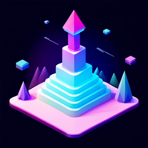 low-poly, antenna, icon, digital art, 3D modeling, geometric shapes, flat design, minimalism