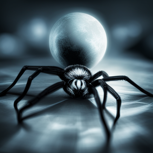 ghost, spider, spectral, ethereal, haunting, surreal, dark, mysterious, fantasy, surrealism, arachnid, gothic, night, eerie, web, supernatural, apparition, creepy, otherworldly, phantom, macabre, ghostly, shadow, spectral, enigmatic, spooky